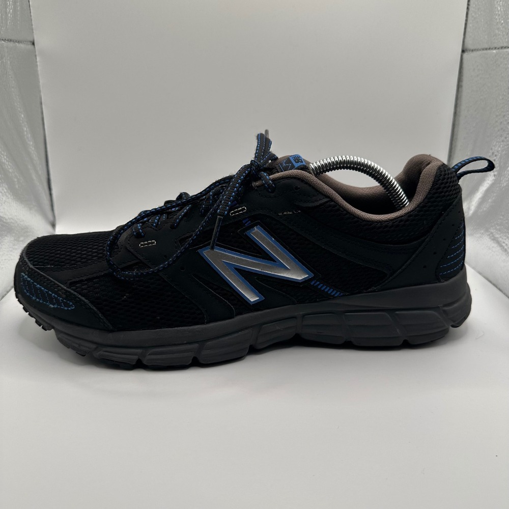 New Balance 430 Running Shoes Men 11.5 Black Blue Good M430LB1 Mesh Memory Sole